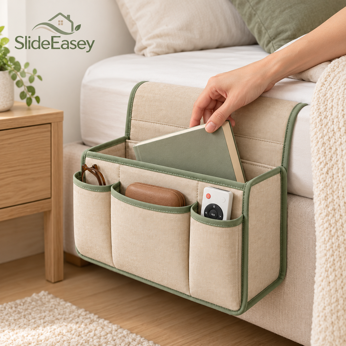 SlideEasey Bedside & Sofa Storage Caddy — product view 3