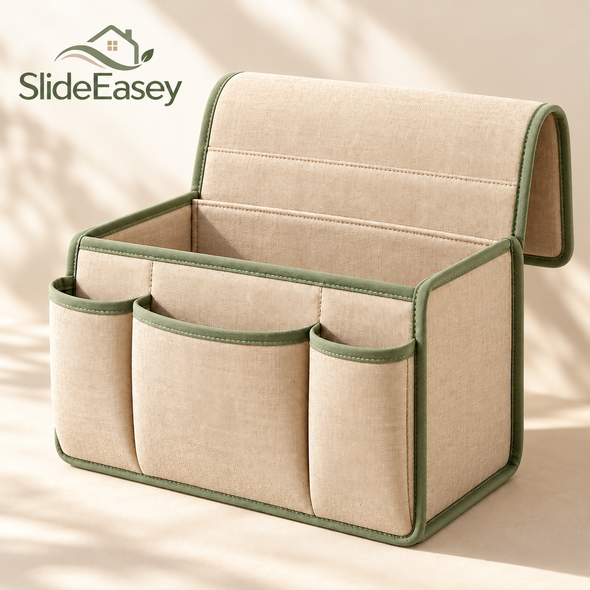 SlideEasey Bedside & Sofa Storage Caddy — close-up detail